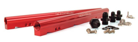 LS3/LS7/L76/L99 Billet Fuel Rail Kit for LSXR™ Intake (Red Anodized)