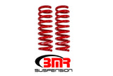 BMR 16-17 6th Gen Camaro V8 Rear Performance Version Lowering Springs - Red