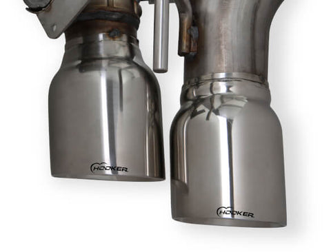 Hooker BlackHeart RACE ONLY Single Transverse Dual Mode Exhaust (Manual Trans)