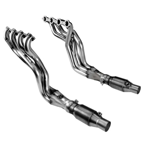 Kooks 10-14 Chevy Camaro SS LS3/L99/ 6.2L 1 7/8in x 3in SS LT Headers Inc 3in x 2 1/2in Green Catted