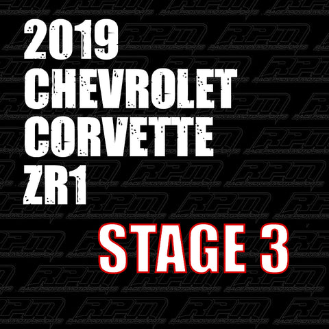 2019 Corvette ZR1 Stage 3 Performance Package