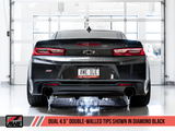 AWE Tuning 16-19 Chevrolet Camaro SS Axle-back Exhaust - Touring Edition (Diamond Black Tips)