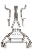 Hooker BlackHeart RACE ONLY Single Transverse Dual Mode Exhaust (Manual Trans)